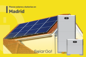ahorrar con placas solares y baterías en Madrid