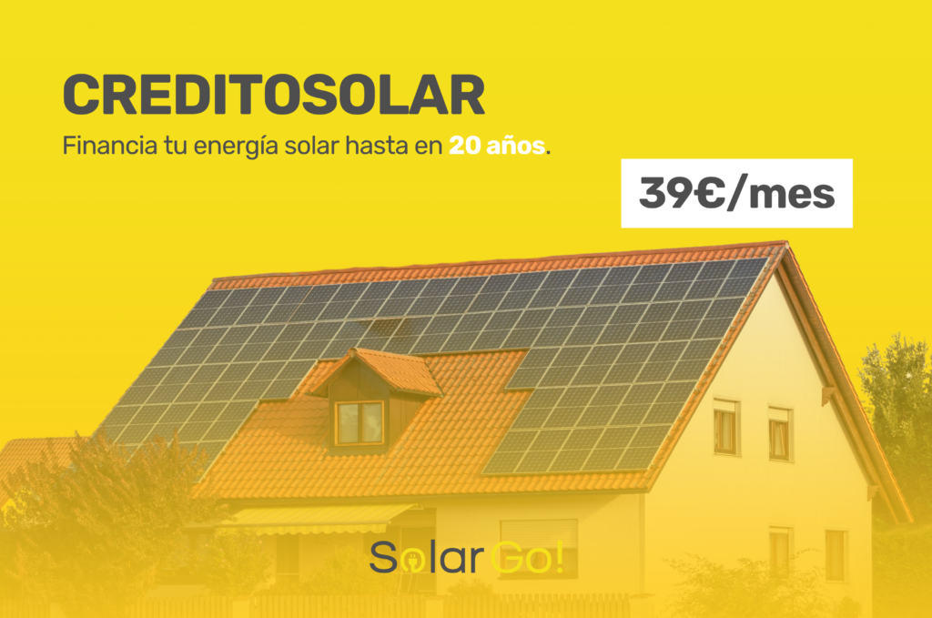 energía solar desde 39€ al mes